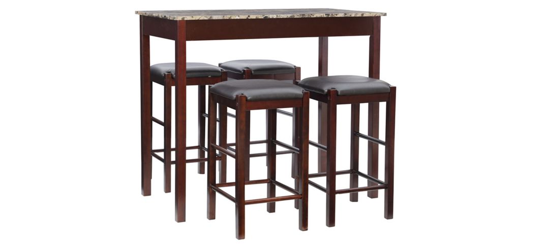 790050013 Lancer 5-pc. Counter-Height Dining Set sku 790050013