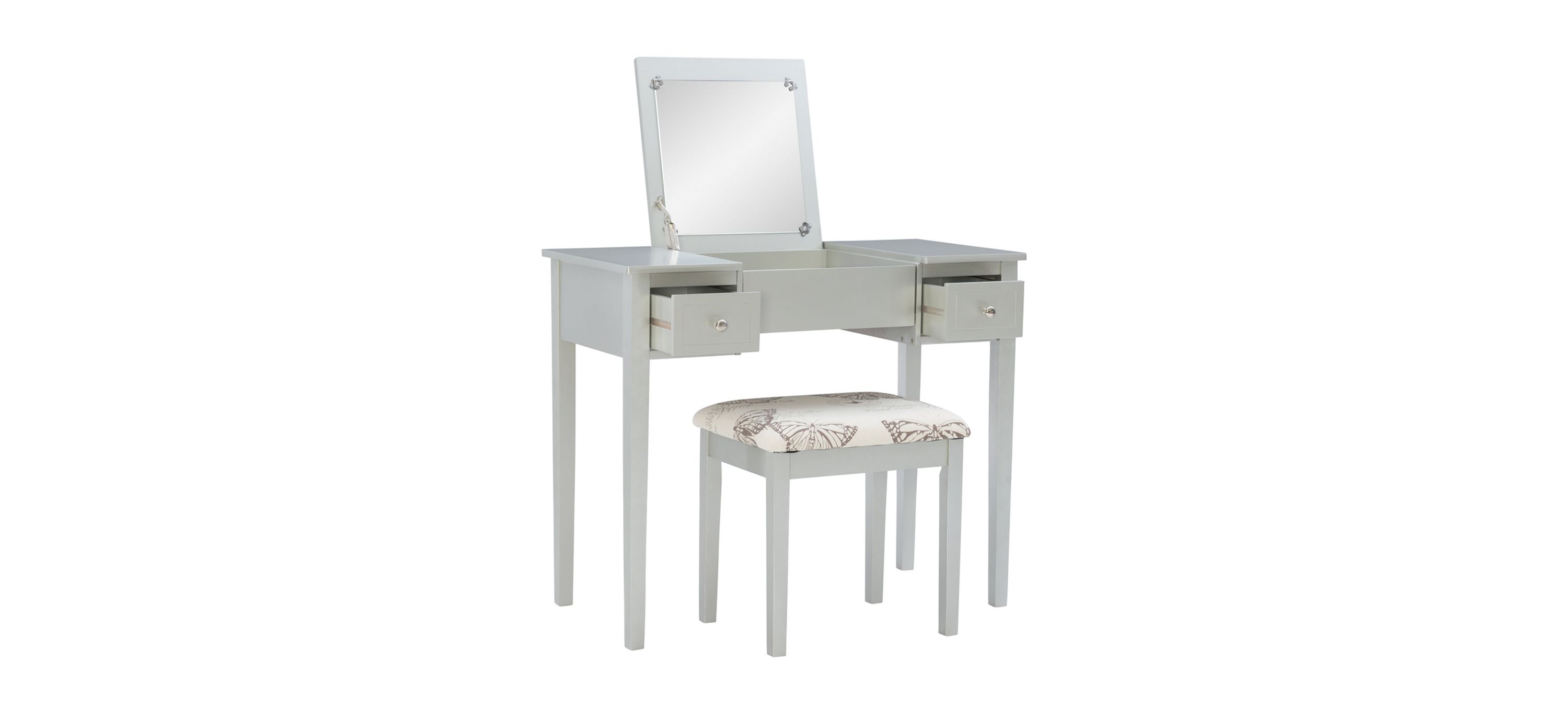 Belding Butterfly Vanity Set