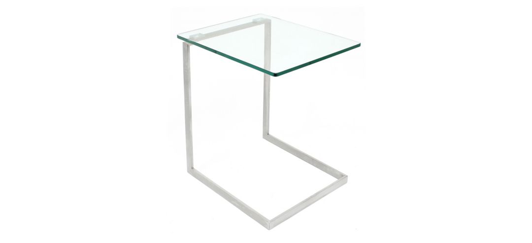 Zenn Rectangular Glass End Table