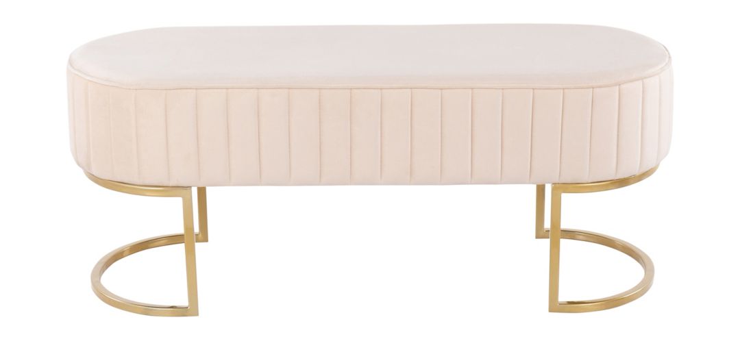 Demi Pleated Bench