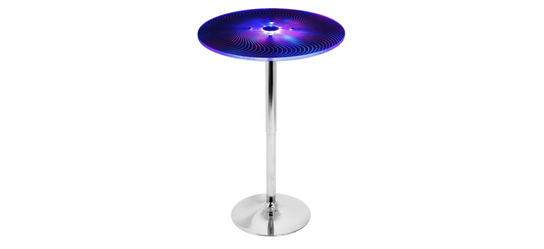 Spyra LED Multi-Colored Bar Table