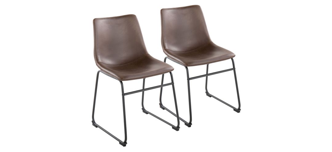 718136282 Duke Side Chairs - Set of 2 sku 718136282