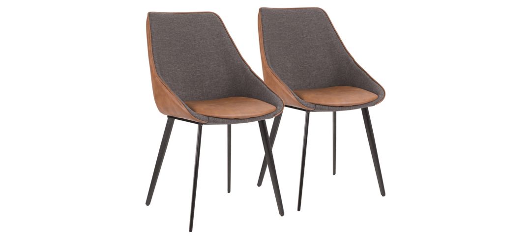732498140 Marche Two-Tone Dining Chair - Set of 2 sku 732498140