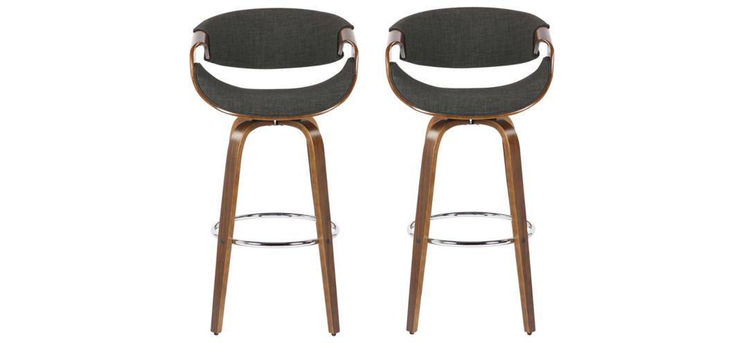 744230240 Curvini Barstool- Set of 2 sku 744230240