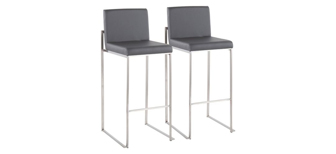 748275700 Fuji High Back Barstool - Set of 2 sku 748275700