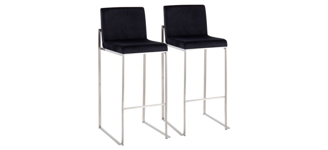 748275720 Fuji High Back Barstool - Set of 2 sku 748275720