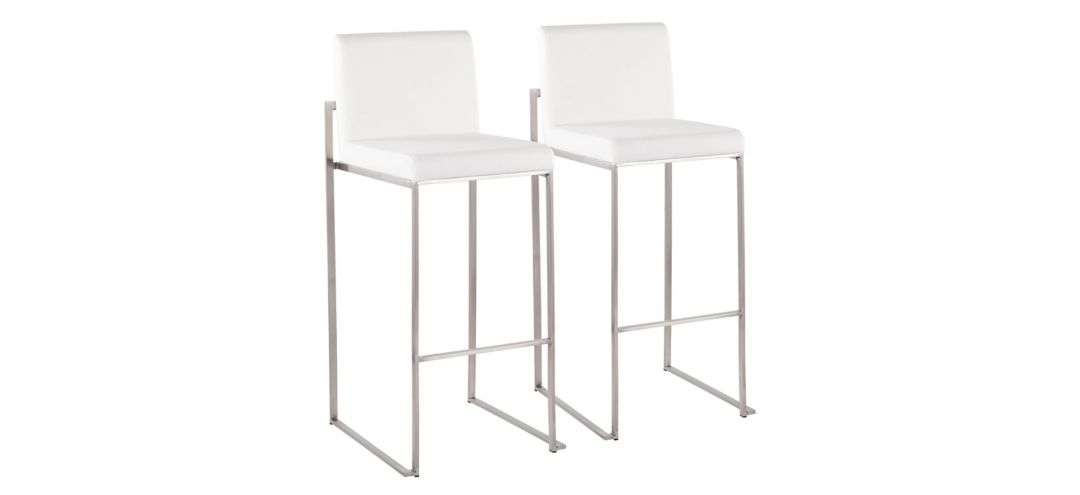 Fuji High Back Barstool - Set of 2