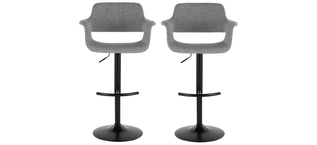 749257132 Vintage Flair Adjustable Barstool- Set of 2 sku 749257132