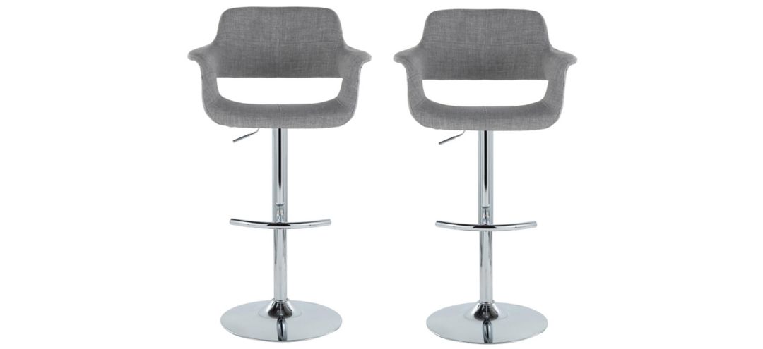 749278490 Vintage Flair Adjustable Barstool- Set of 2 sku 749278490