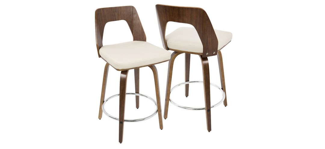 "Trilogy 24"" Counter-Height Stool - Set of 2"