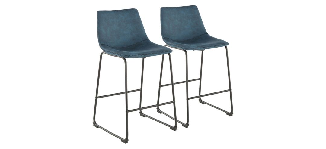 757491350 Duke Counter-Height Stool - Set of 2 sku 757491350