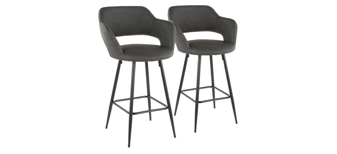 757491440 Margarite Counter-Height Stool - Set of 2 sku 757491440