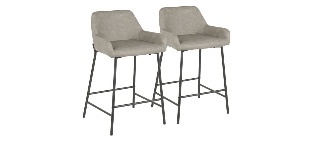 758491340 Daniella Counter Stool - Set of 2 sku 758491340