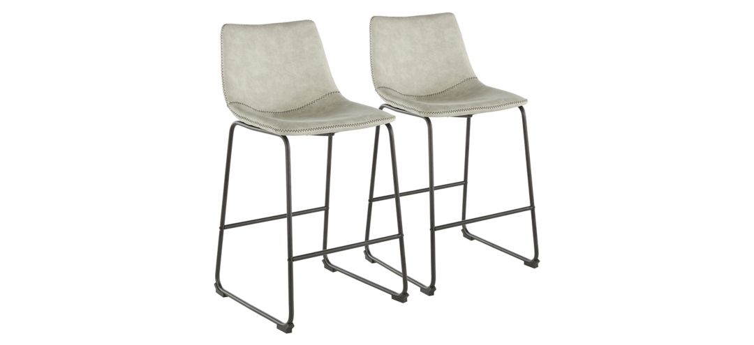 761491350 Duke Counter-Height Stool - Set of 2 sku 761491350