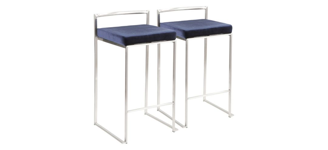 Fuji Stacker Counter-Height Stool - Set of 2