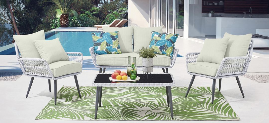 244201910 Portofino 3-pc Patio Conversation Set sku 244201910