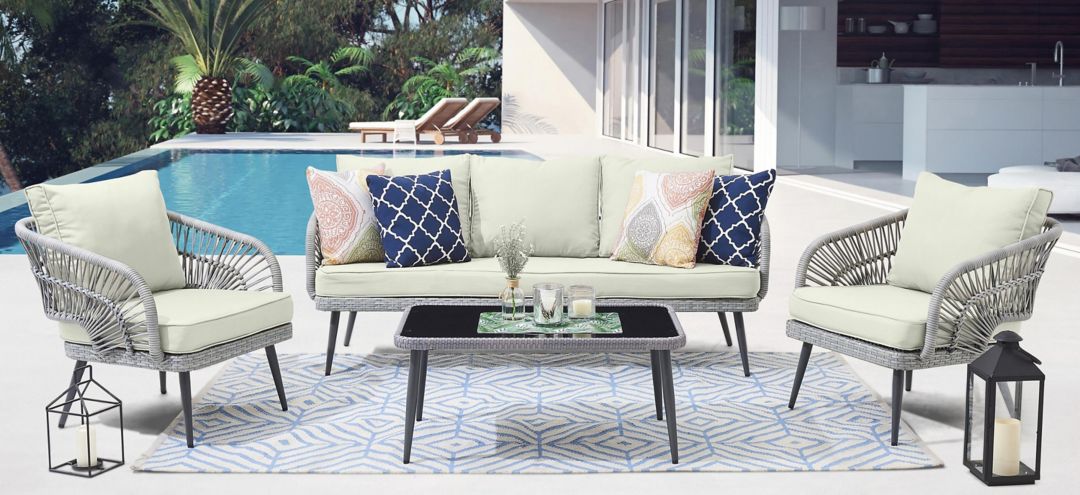 246201510 Riviera 4-pc Patio Conversation Set sku 246201510