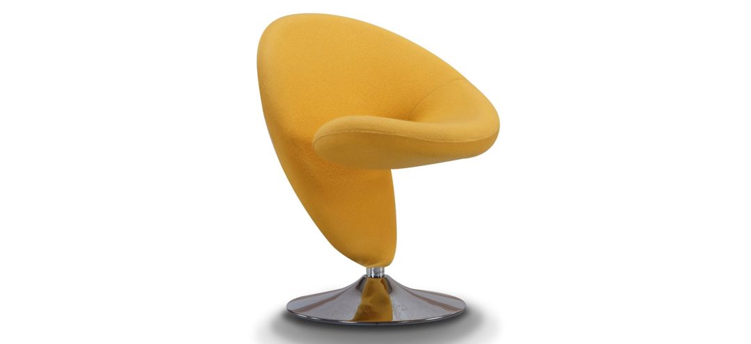 Curl Swivel Accent Chair