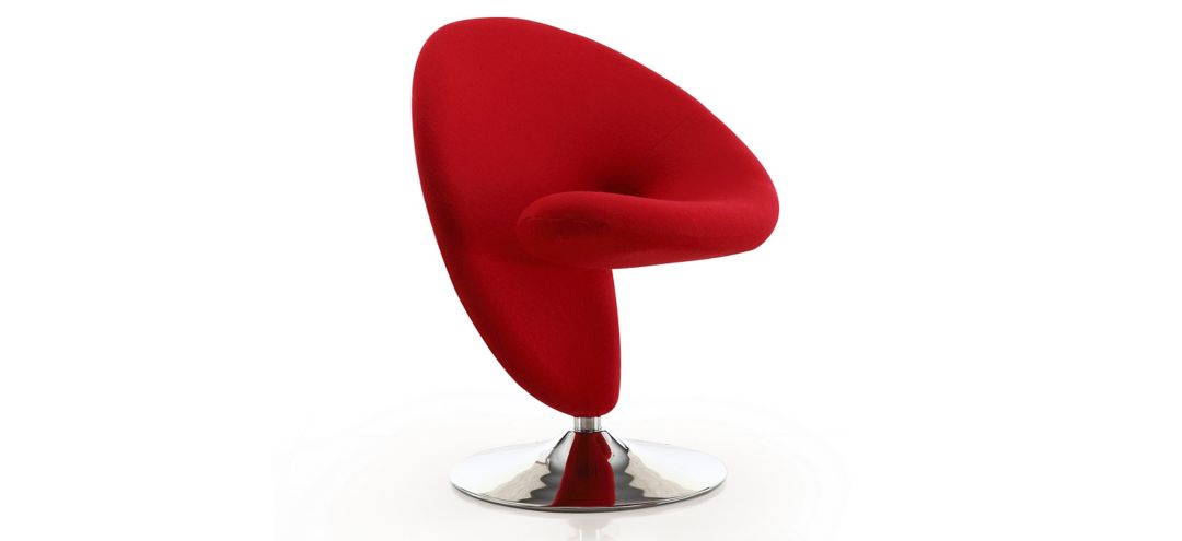 258233393 Curl Swivel Accent Chair sku 258233393