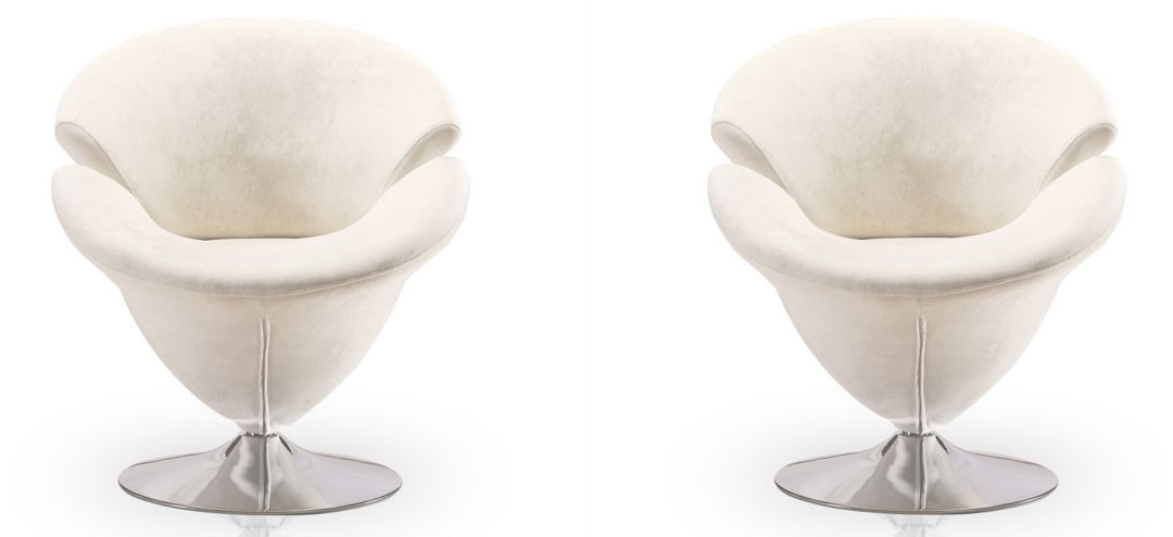 Tulip Swivel Accent Chair (Set of 2)