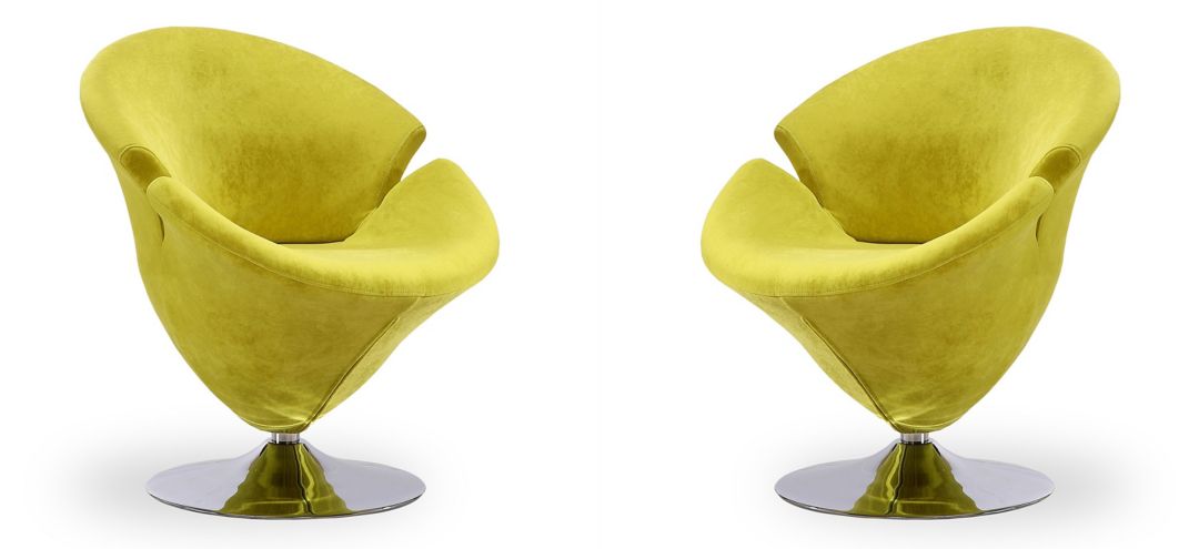 Tulip Swivel Accent Chair (Set of 2)