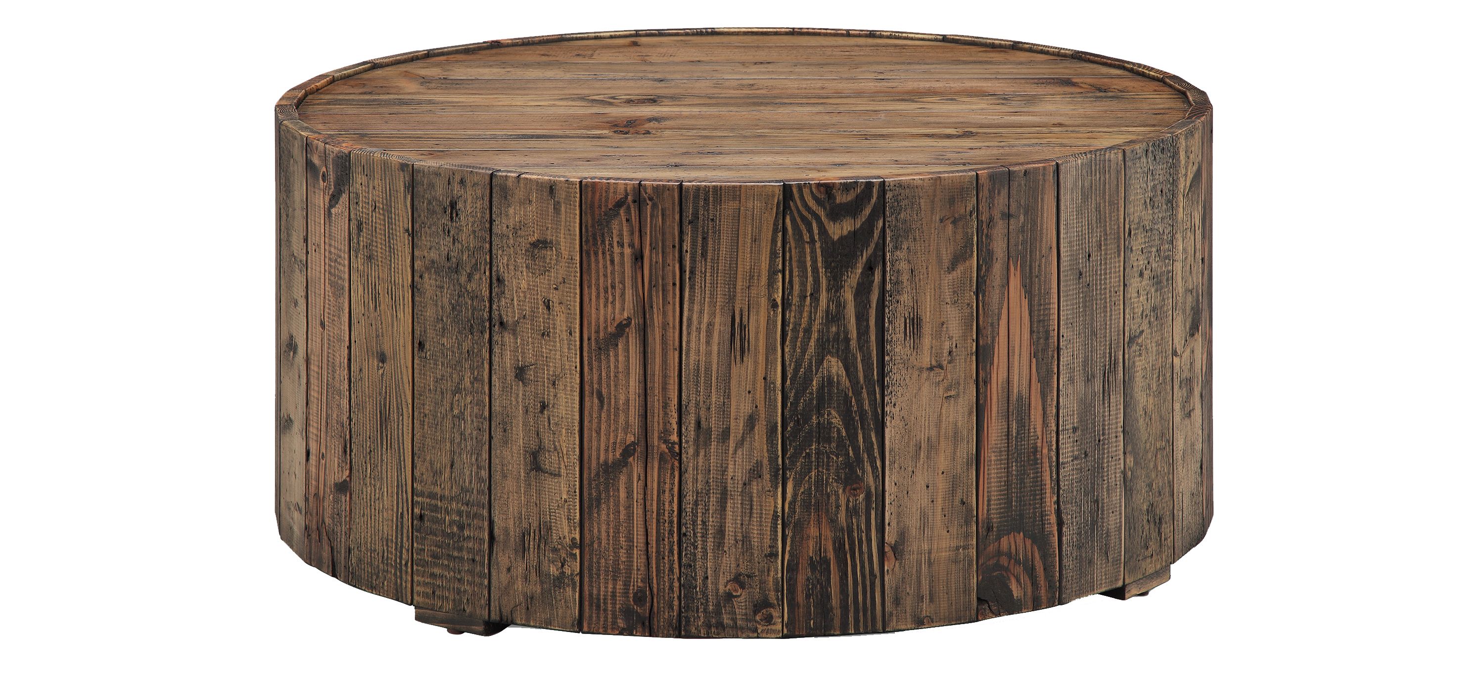 Tanaina Round Cocktail Table w/ Casters