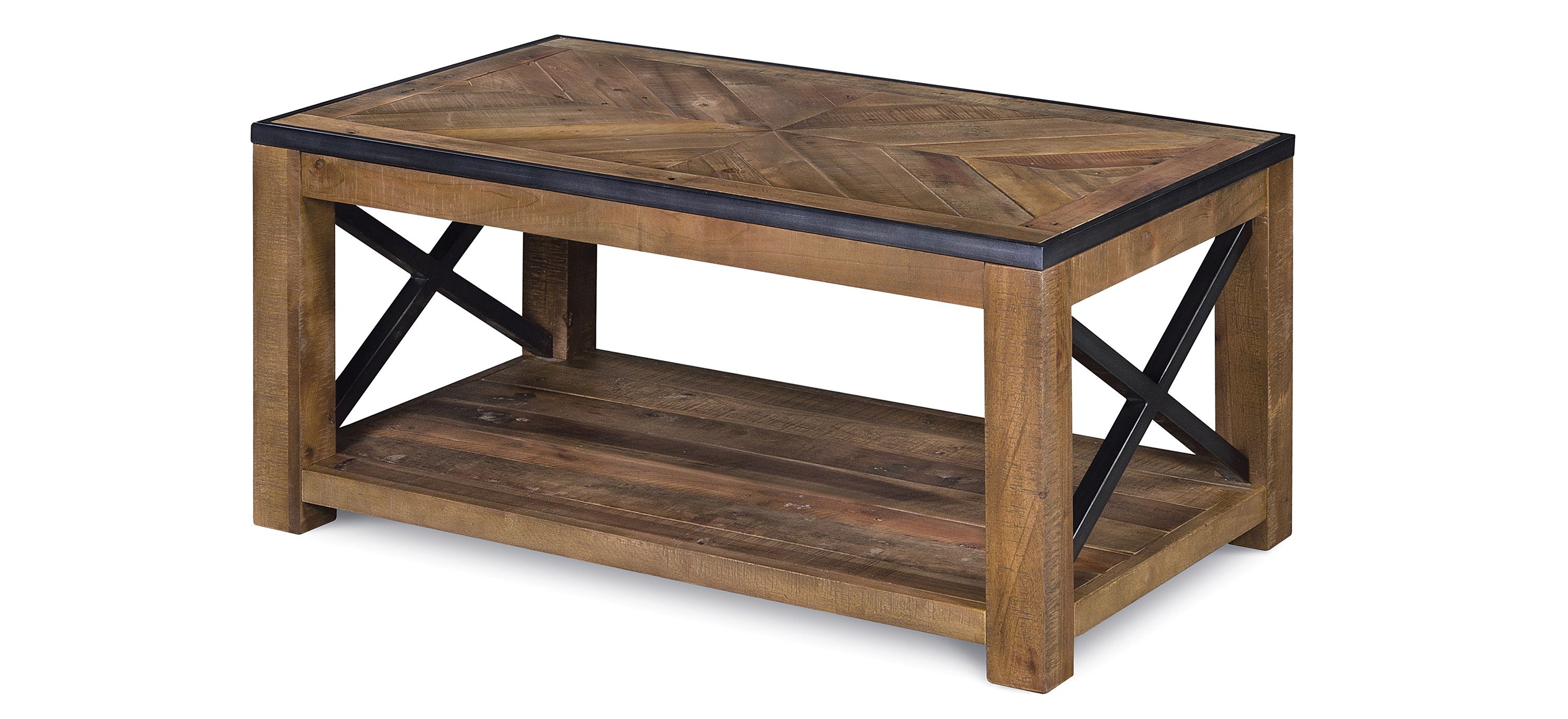Penderton Rectangular Cocktail Table w/ Casters