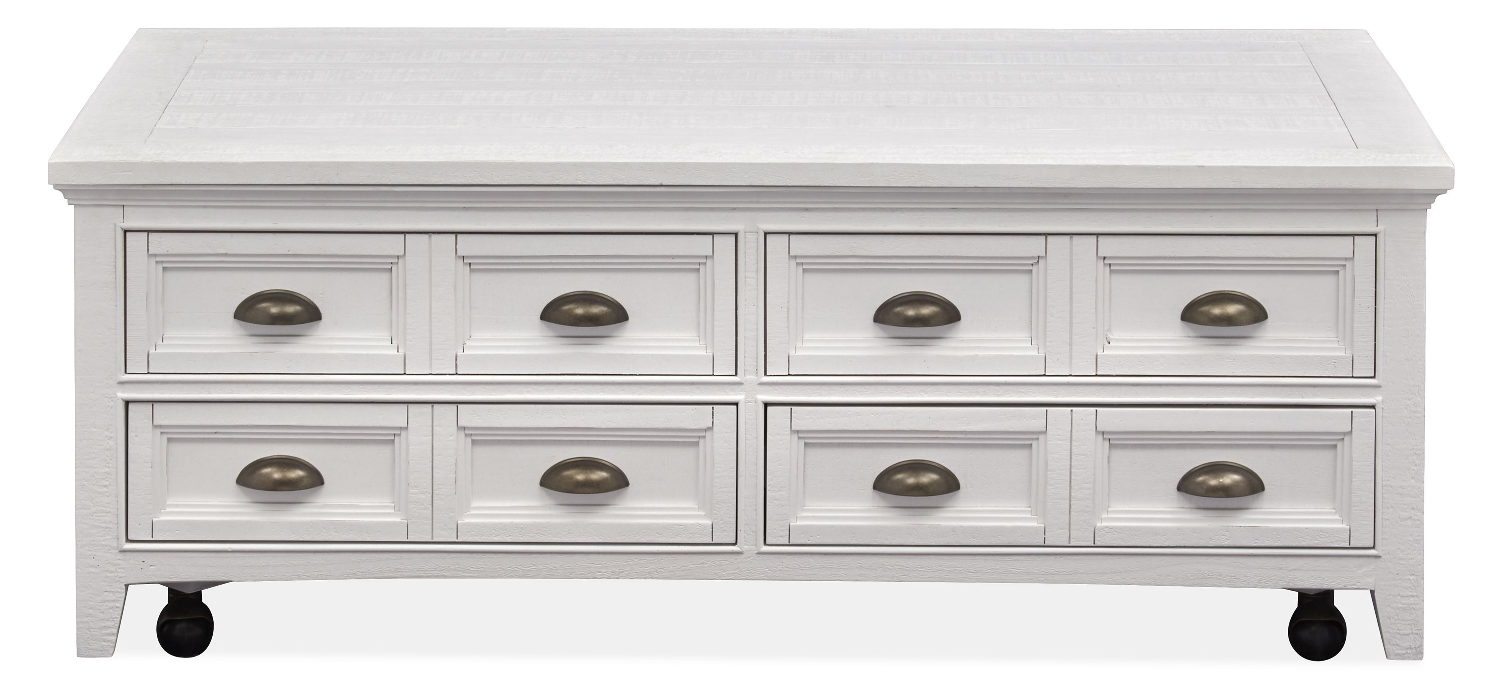 Heron Cove Rectangular Lift-Top Coffee Table w/ Casters
