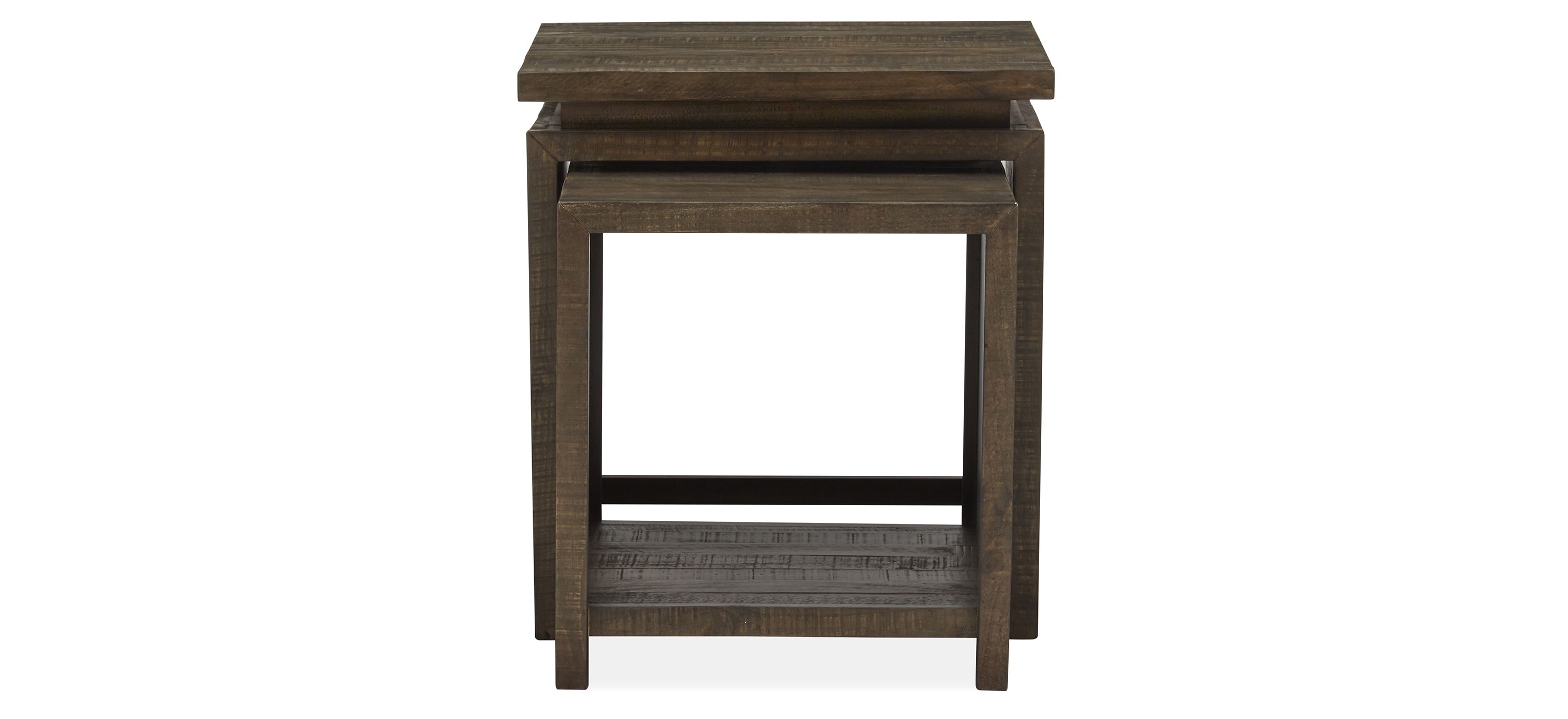 Elliot Wood Rectangular Nesting End Table