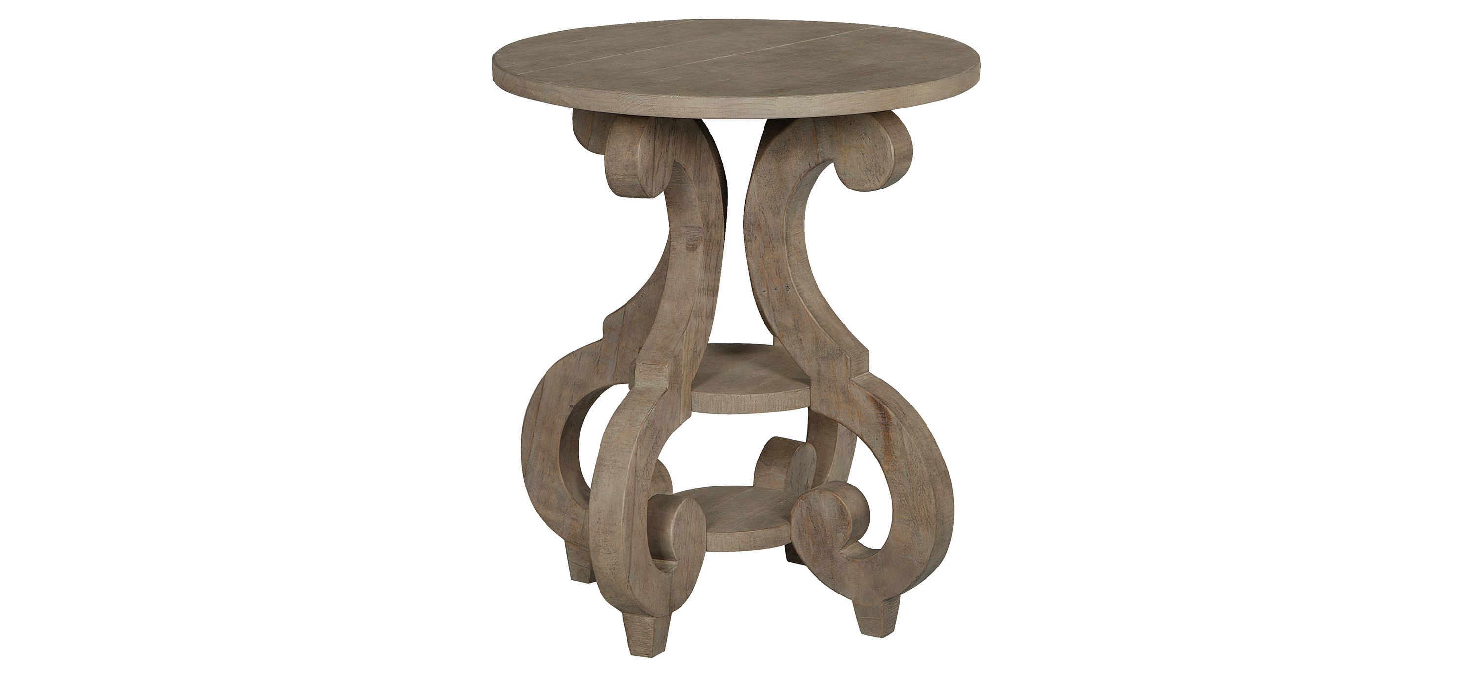 Tinley Park Round Accent End Table