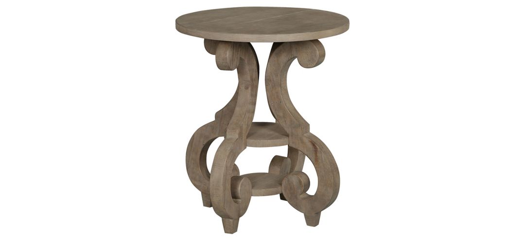 Tinley Park Round Accent End Table