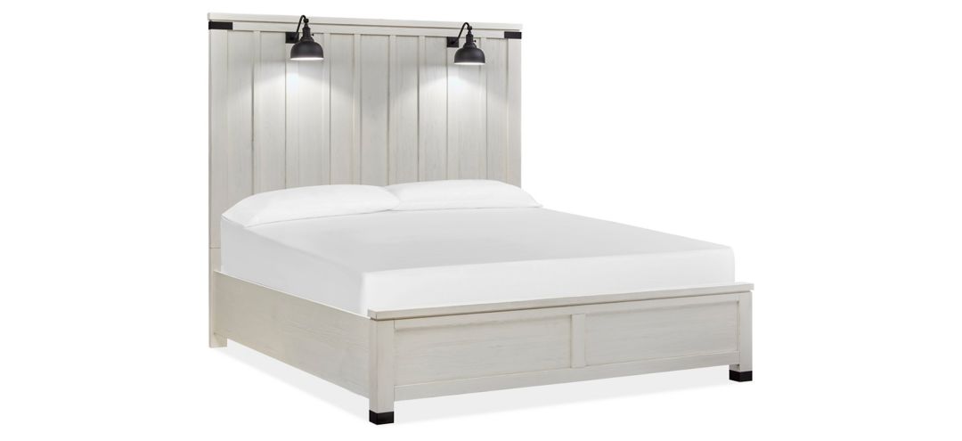 Harper Springs Panel Bed with Lighting