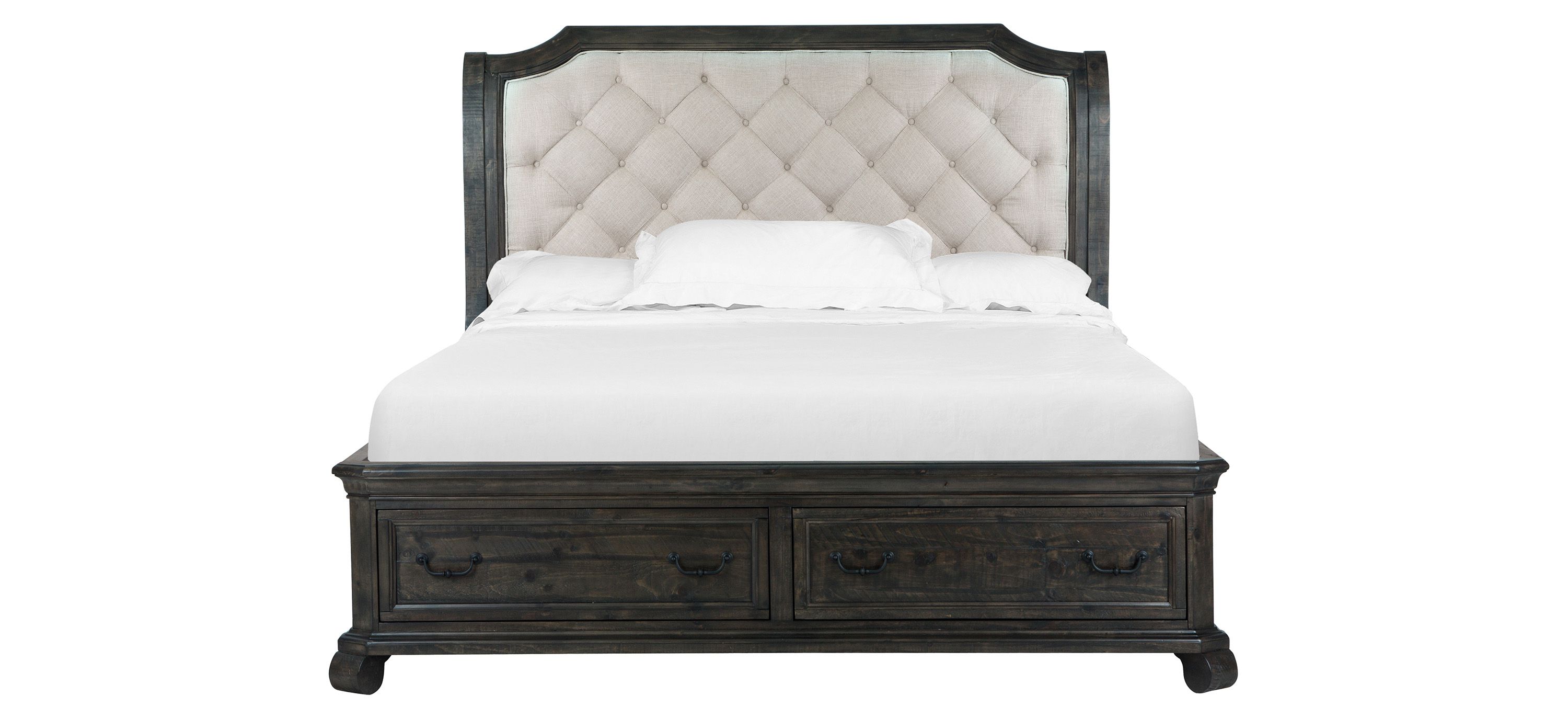 Bellamy Upholstered Storage Sleigh Bed