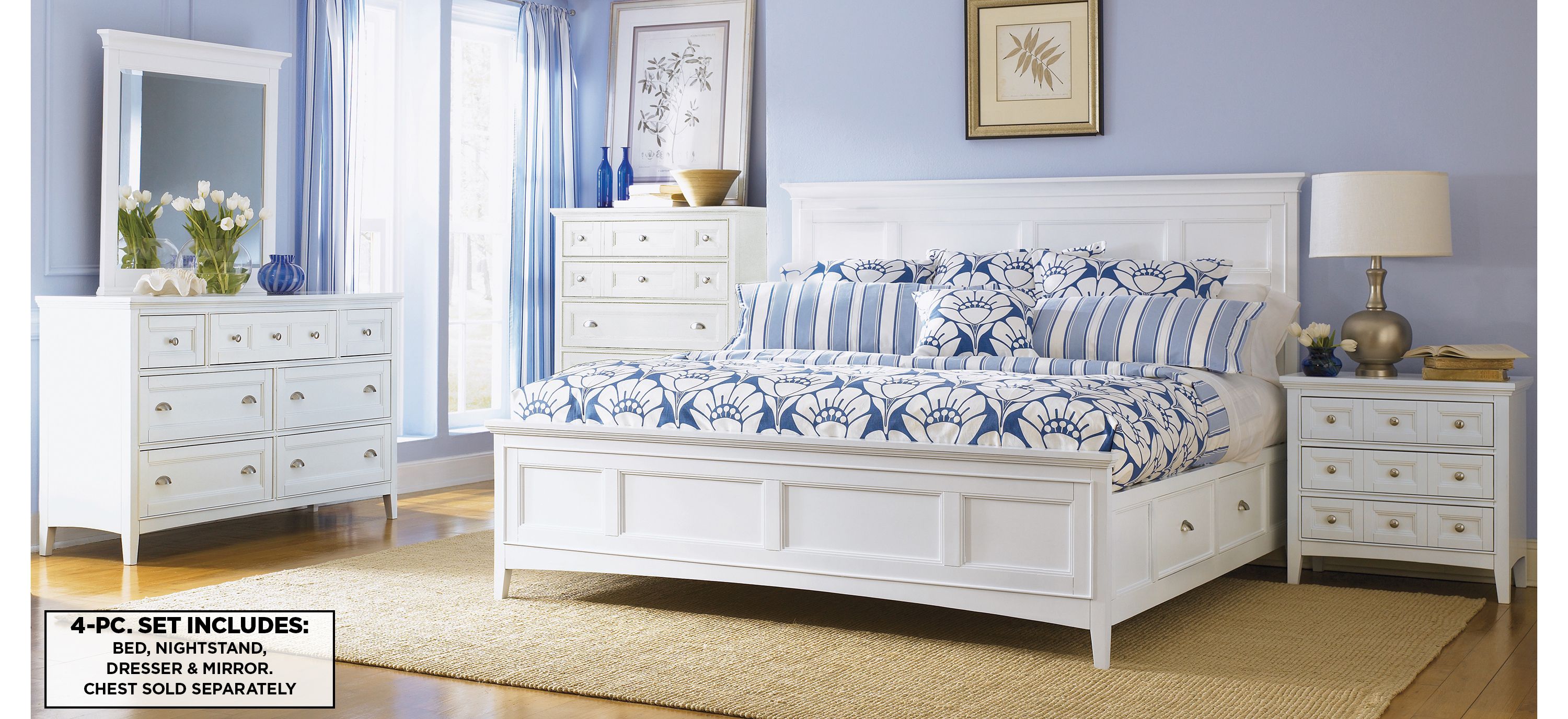 Randolph 4-pc. Storage Bedroom Set