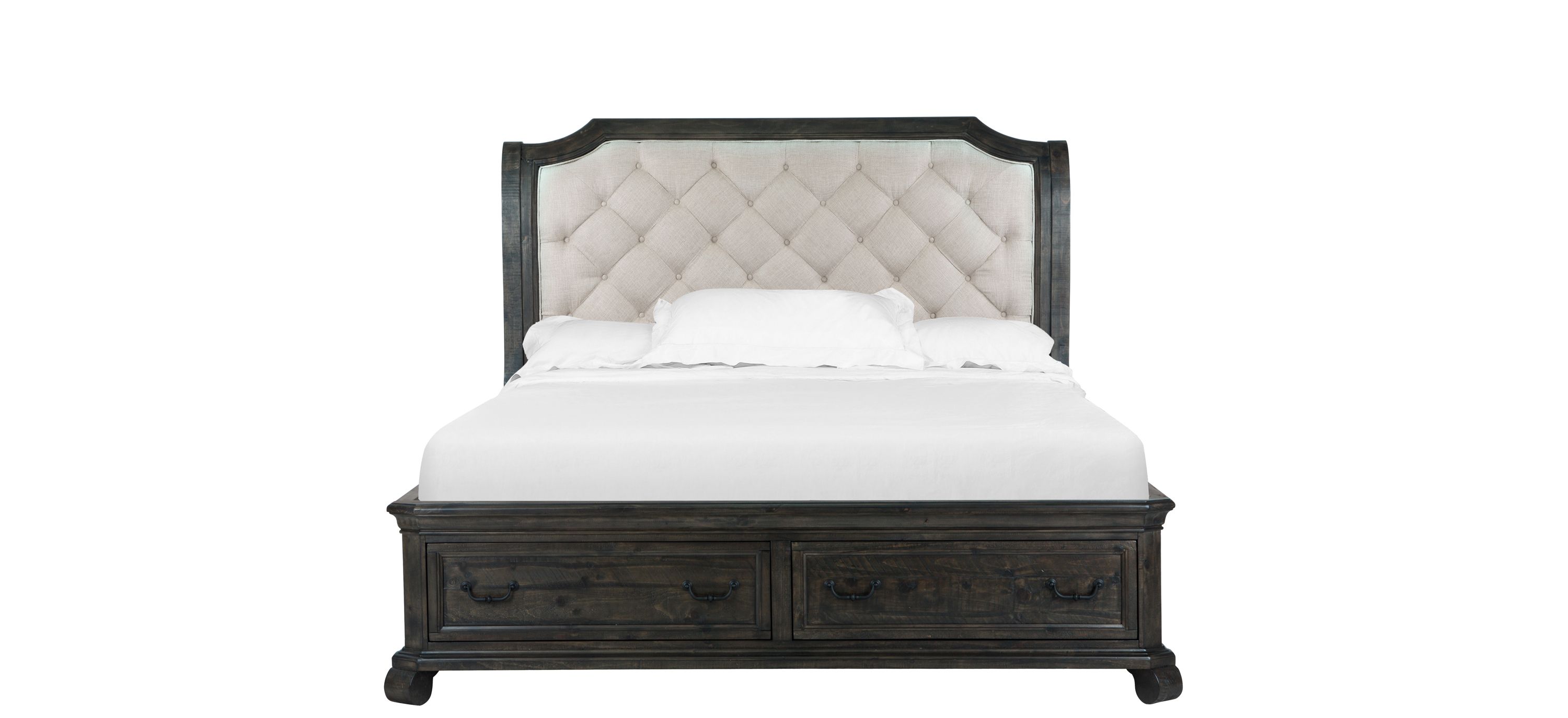 Bellamy Upholstered Storage Sleigh Bed