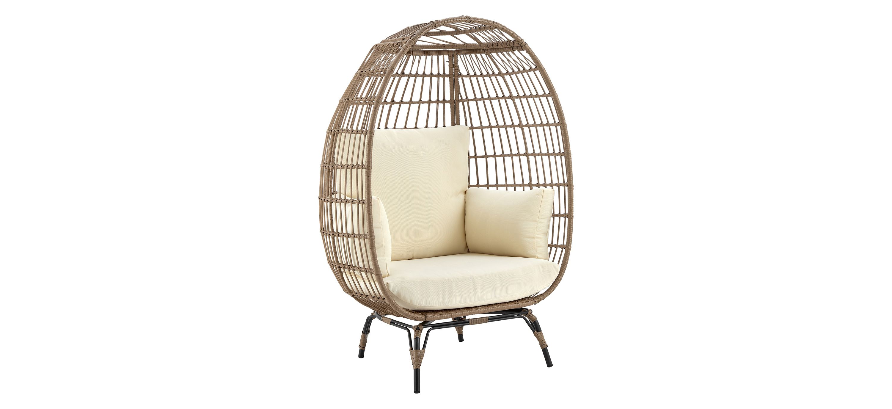Wixx Outdoor Patio Freestanding Egg Chair