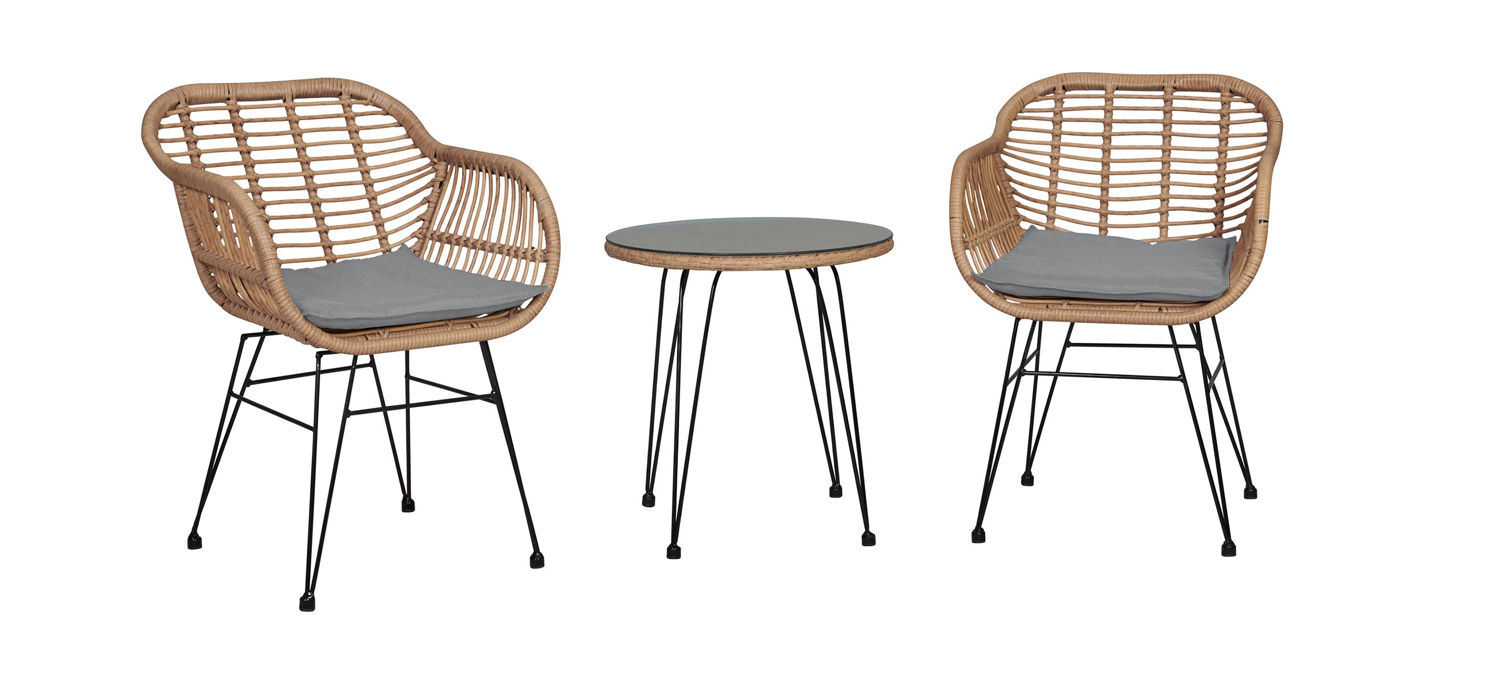 Hope Outdoor Patio Seating Group with End Table