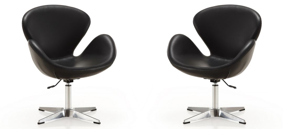 258211270 Raspberry Adjustable Swivel Chair (Set of 2) sku 258211270