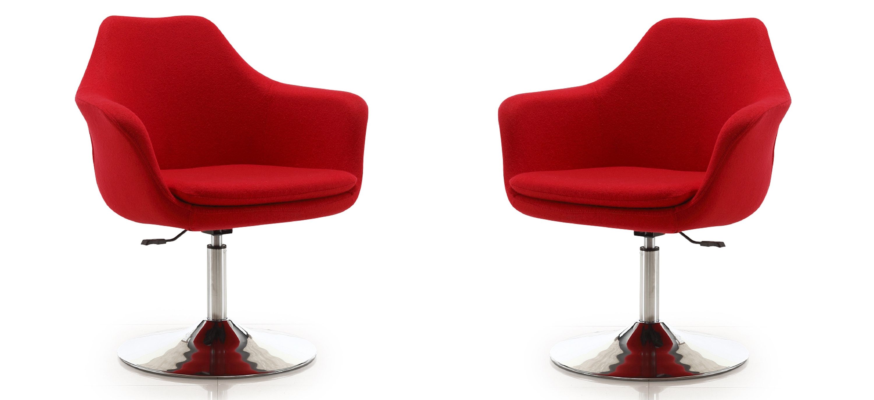 Kinsey Adjustable Height Swivel Accent Chair (Set of 2)