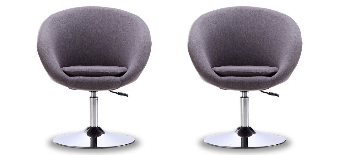 258267851 Hopper Swivel Adjustable Height Chair (Set of 2) sku 258267851