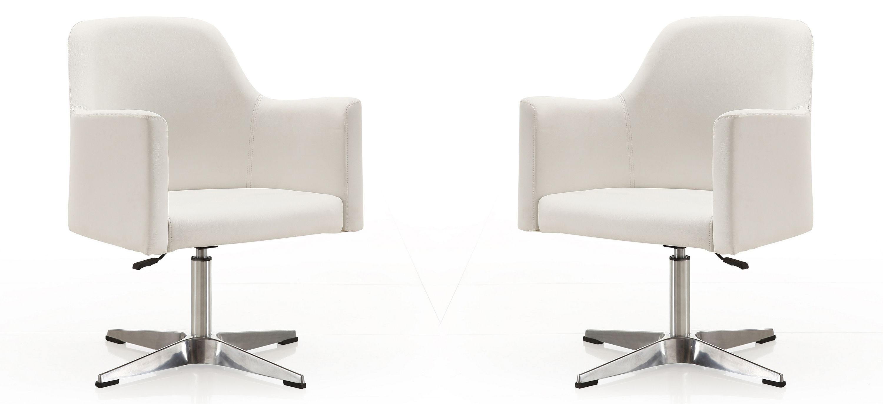 Pelo Adjustable Height Swivel Accent Chair (Set of 2)