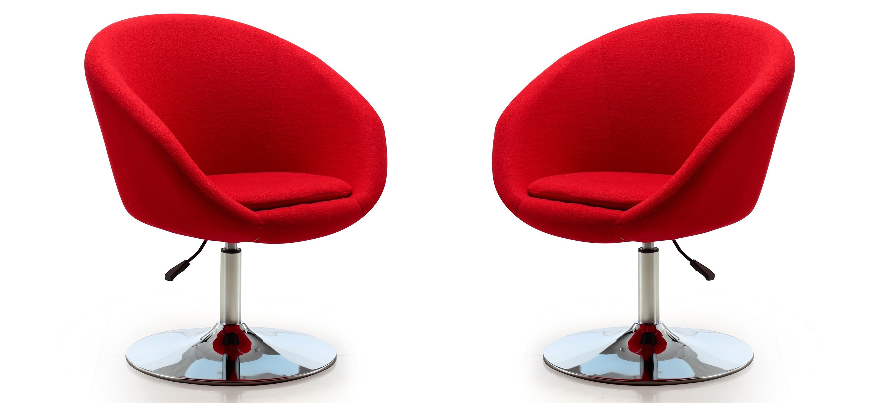 Hopper Swivel Adjustable Height Chair (Set of 2)