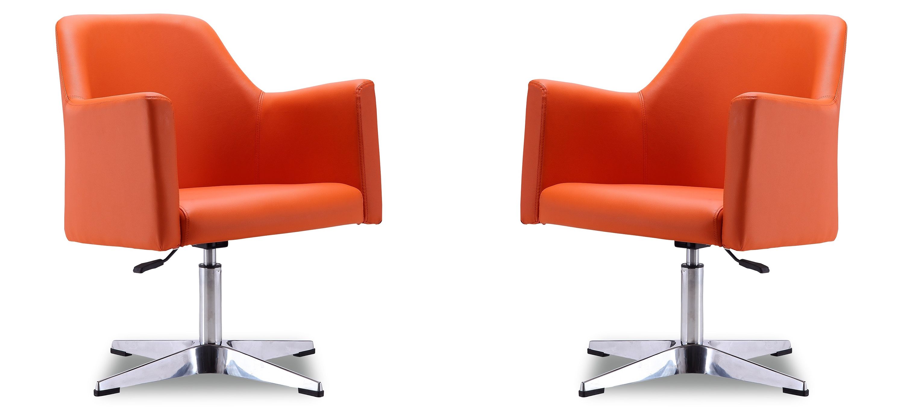 Pelo Adjustable Height Swivel Accent Chair (Set of 2)
