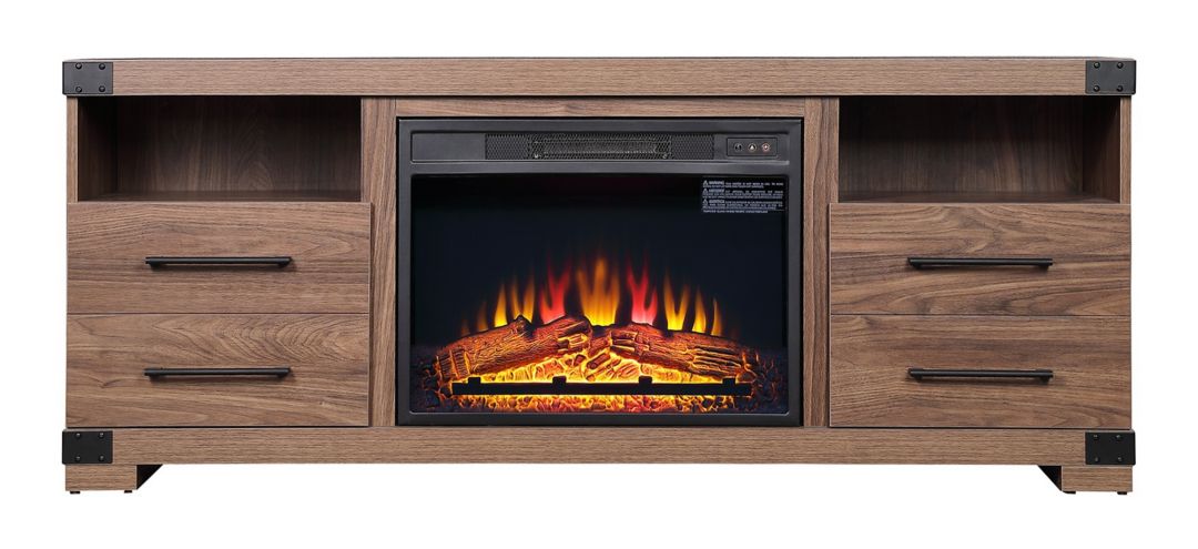 Richmond 60 TV Console with Fireplace