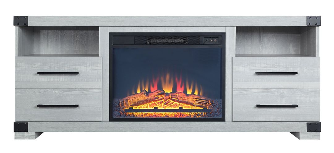 Richmond 60 TV Console with Fireplace