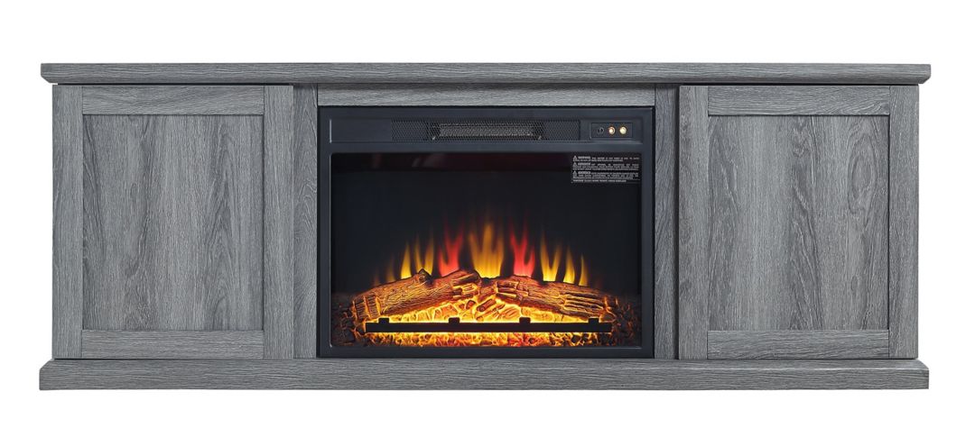 "Franklin 60"" TV Console with Fireplace"