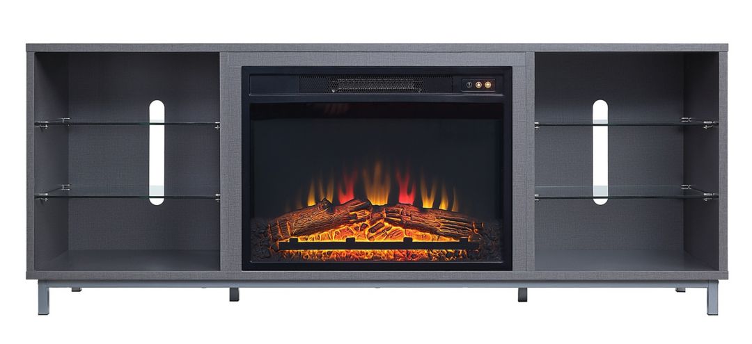 350101400 Brighton 60 TV Stand with Fireplace sku 350101400