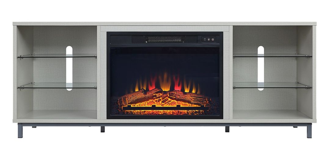 Brighton 60 TV Stand with Fireplace