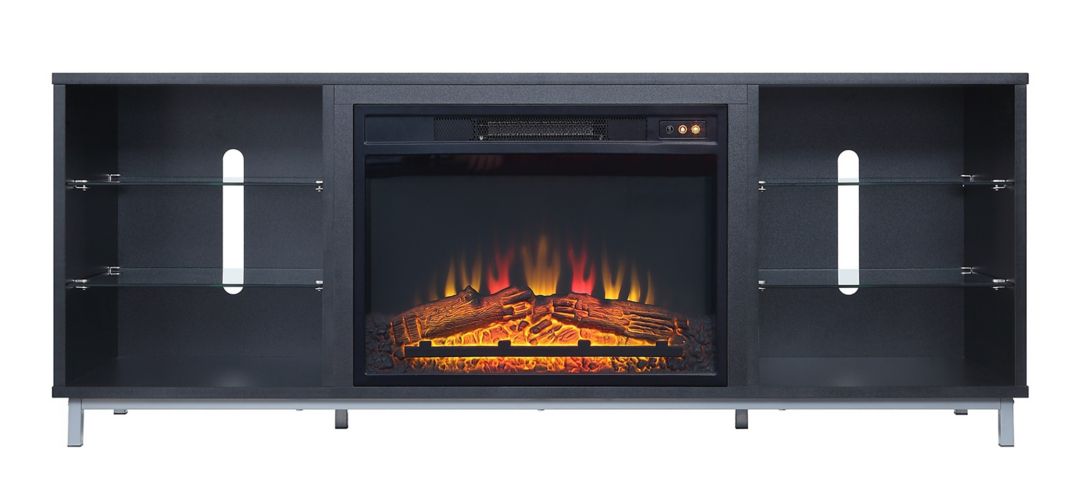 Brighton 60 TV Stand with Fireplace