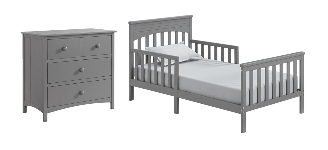 Oxford Baby Harper Toddler Bed and Dresser Set - 2 pc.